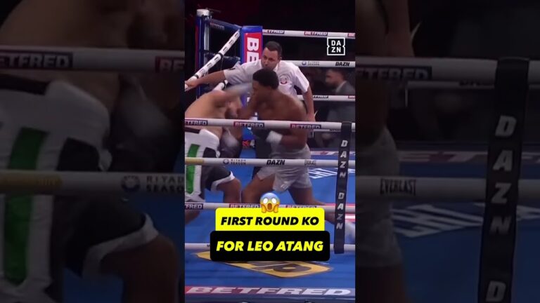 ANOTHER 1st round stoppage for Leo Atang!