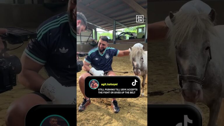Agit Kabayel continues to chase a fight with Oleksandr Usyk 👀🐴