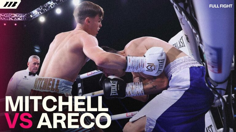 Connor Mitchell Stops Areco In First Round To Move 3-0 | Matchroom Boxing