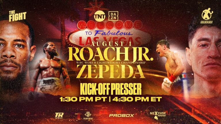 Lamont “The Reaper” Roach Jr. vs. William “El Camarón” Zepeda | Kick-Off Presser