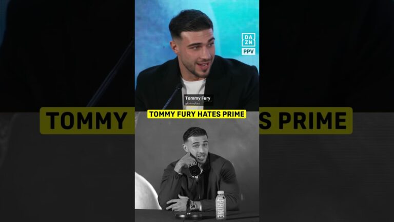 Don’t put a bottle of Prime infront of Tommy Fury 🫣