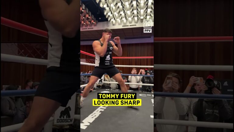 3 days out! How’s Tommy “TNT” Fury looking?