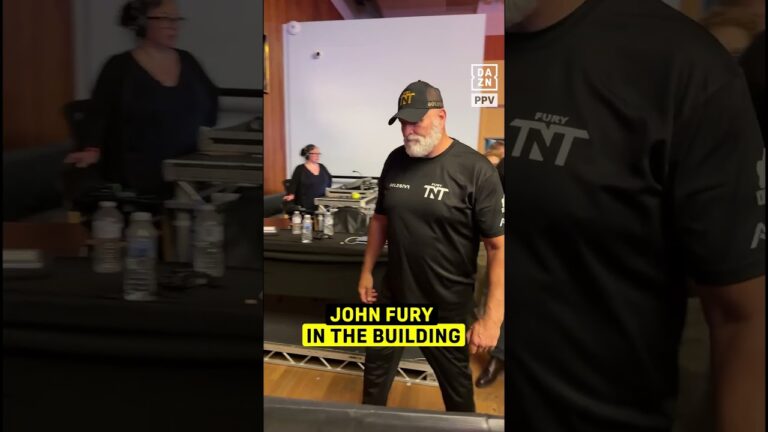 John Fury has arrived at the open workouts 👀