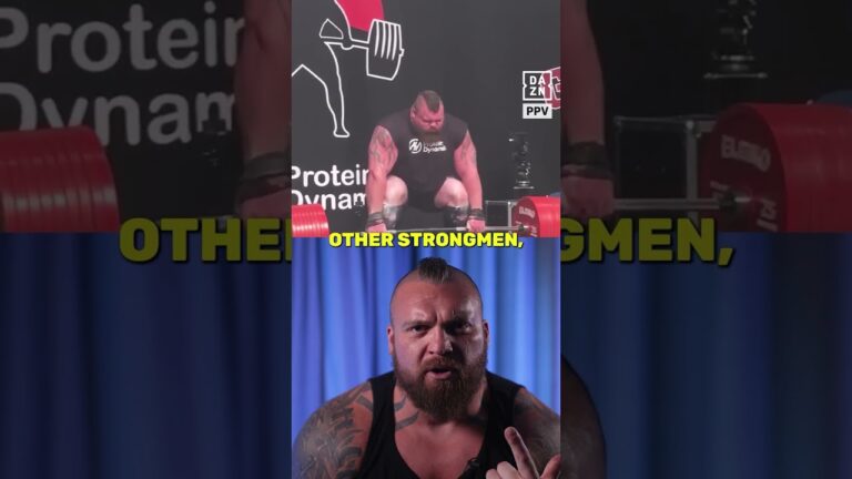 Lifting 500KG over the the birth of his children 💪😅