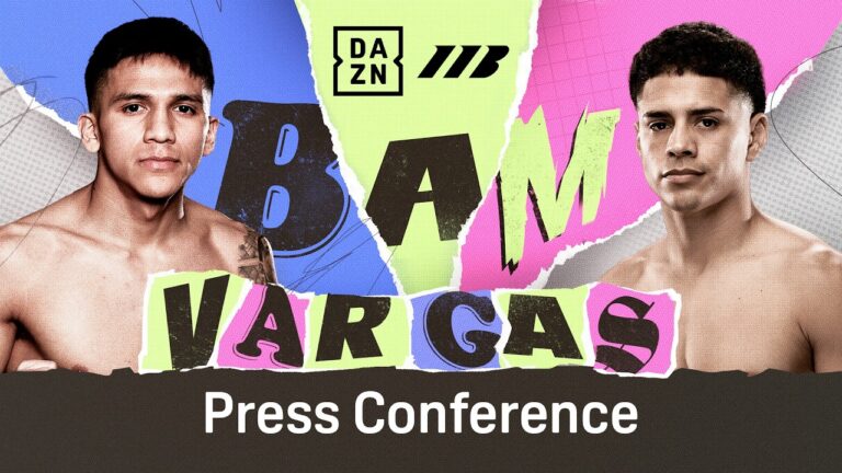 JESSE ‘BAM’ RODRIGUEZ VS. ANTONIO VARGAS PRESS CONFERENCE LIVESTREAM