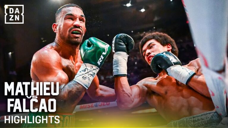 A future super middleweight STAR?! | Wilkens Mathieu vs Esquiva Falcão | Highlights