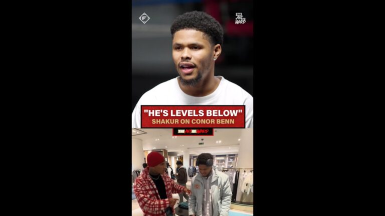 Shakur Stevenson keeps it real on where a potential Conor Benn showdown stands 👀