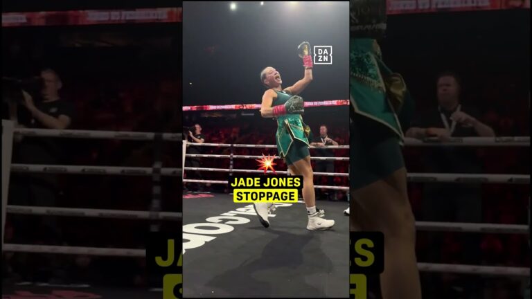 That Jade Jones finish is even more impressive from the ringside angle 💥