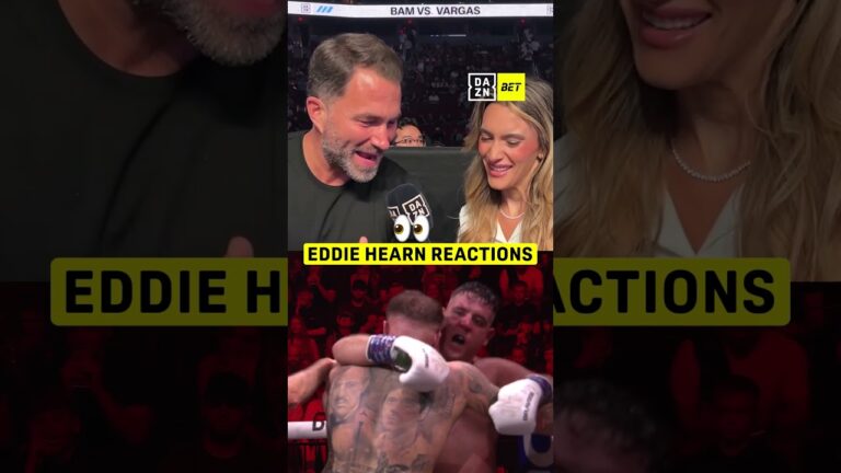 Just Eddie Hearn reacting to Jordan McCann biting the Ibiza Final Boss & Eddie Hall’s backhand 😂
