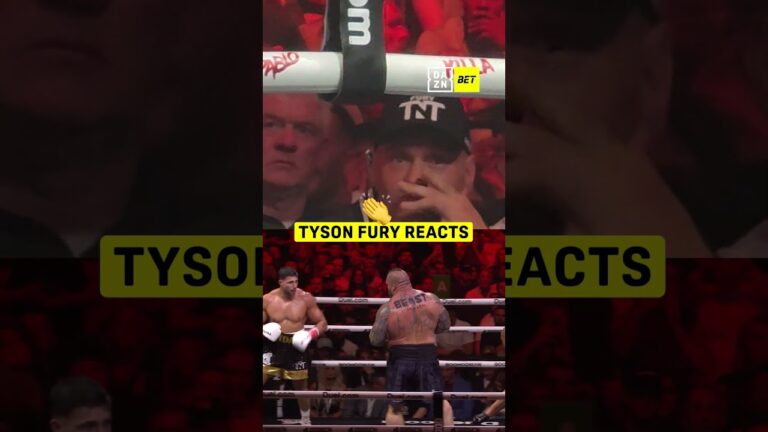 Tyson Fury was living every moment of Tommy’s win over Eddie Hall 🙌