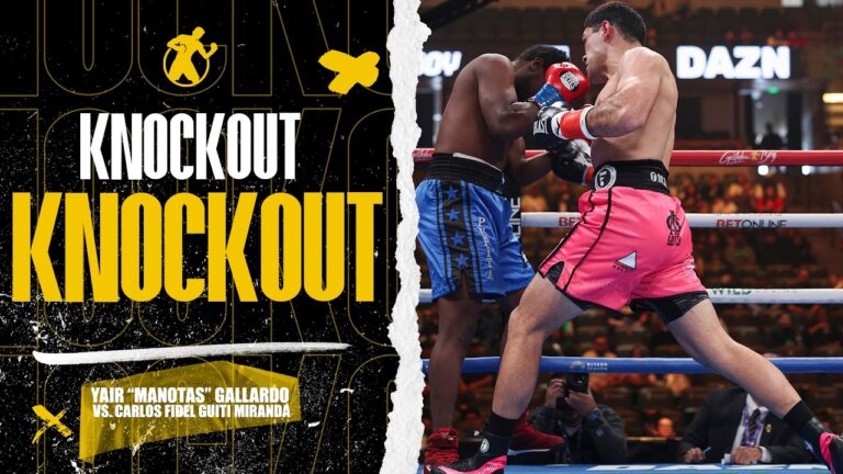KO | Yair “Manotas” Gallardo vs. Carlos Fidel Guiti Miranda | 2 hungry light heavyweights. One goal!