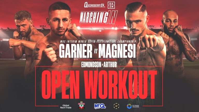 LIVE Open Workout | Ryan Garner vs Michael Magnesi | Marching In! 🔴