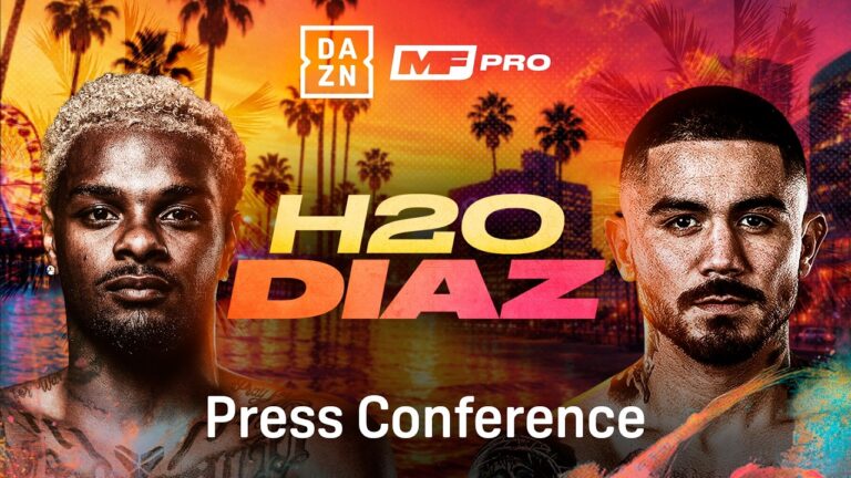 ASHTON ‘H2O’ SYLVE VS. JOJO DIAZ PRESS CONFERENCE LIVESTREAM