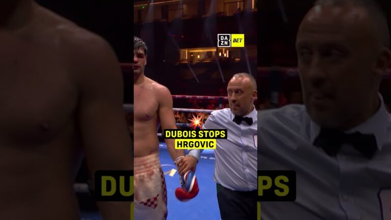 Daniel Dubois delivered an England vs. Croatia demolition job against Filip Hrgovic 😮‍💨