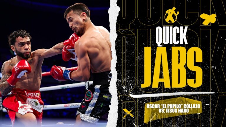 Quick Jabs | Oscar “El Pupilo” Collazo vs. Jesus Haro | World titles on the line. Legacy in motion🇵🇷