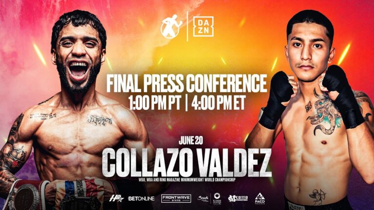 Final Press Conference | Oscar “El Pupilo” Collazo vs. Neider Valvez
