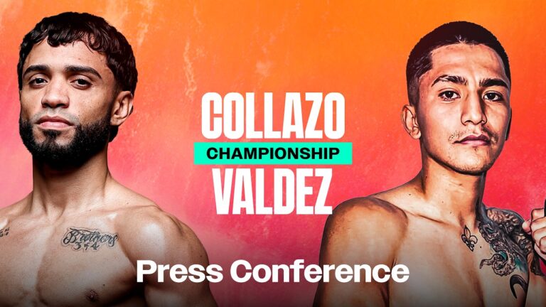 OSCAR COLLAZO VS. NEIDER VALDEZ PRESS CONFERENCE LIVESTREAM
