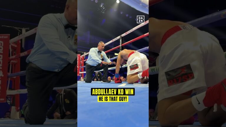 RUSLAN ABDULLAEV GETS IT DONE IN 5 ROUNDS! 🙌