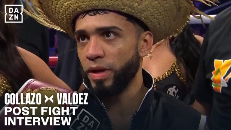 Oscar Collazo wants the BIGGEST names next! | Post Fight Interview