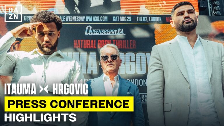 Moses Itauma vs Filip Hrgović | Launch Press Conference Highlights