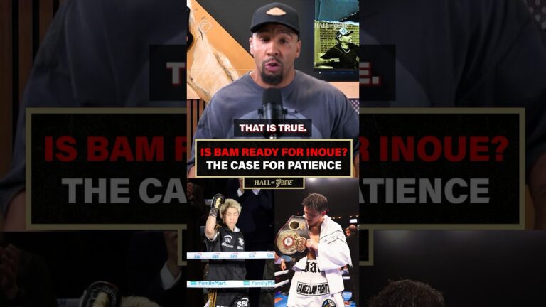 Should Bam take his time? Or jump into this legacy defining fight?