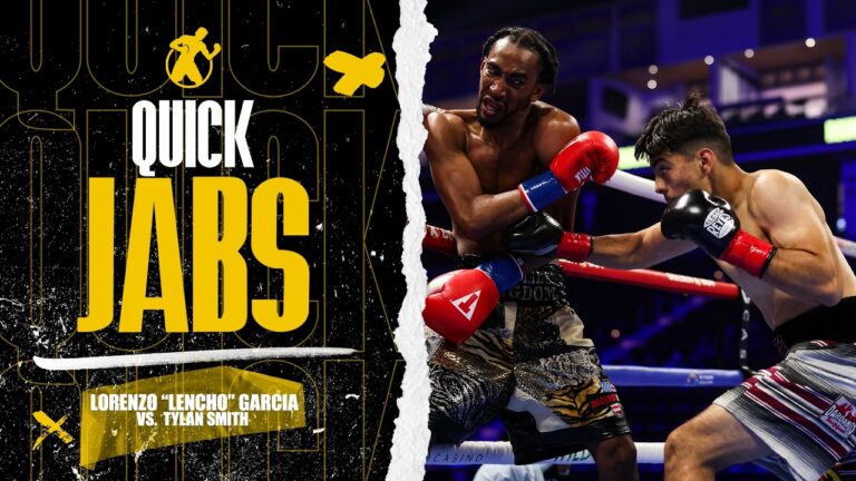 Quick Jabs | Lorenzo “Lencho” Garcia vs. Tylan Smith | Now that’s how you make a professional debut!