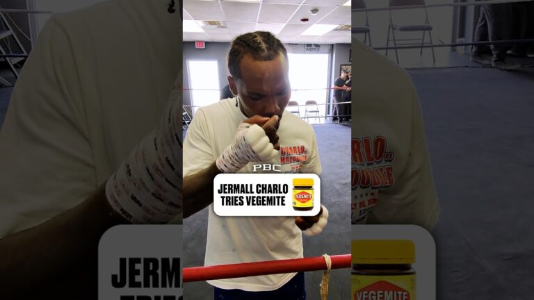 Jermall Charlo Tries Vegemite For the First Time