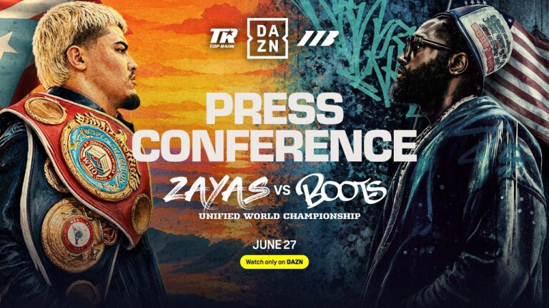 Xander Zayas Vs Jaron Boots Ennis Final Press Conference | Matchroom Boxing