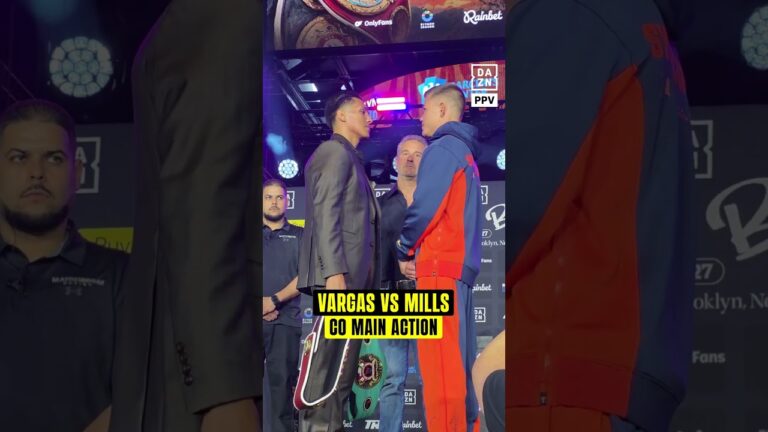 Vargas 🆚 Mills FACE OFF 😤