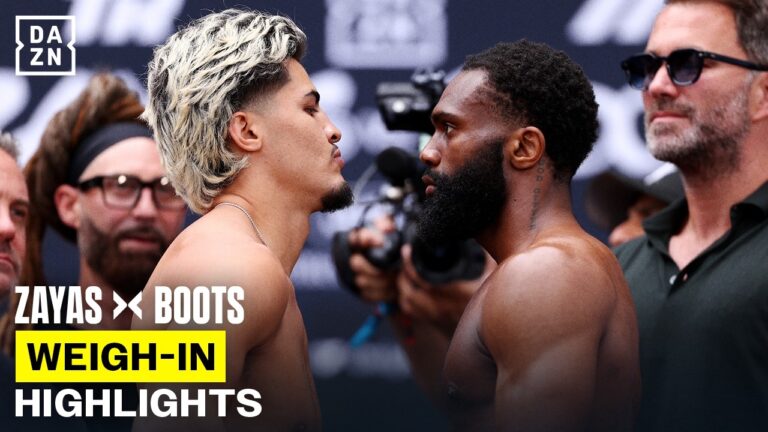 Xander Zayas vs. Jaron “Boots” Ennis | Weigh-In Highlights