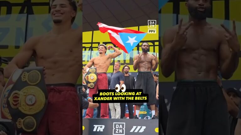 Boots can’t stand Xander showcasing his belts 😤 #daznboxing #shorts