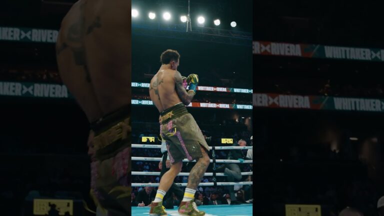 UNSEEN RINGSIDE ANGLE: Ben Whittaker Wipes Out Richard Rivera