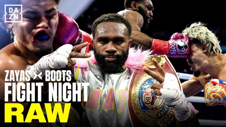 Xander Zayas vs. Jaron “Boots” Ennis UNSEEN moments | Fight Night RAW