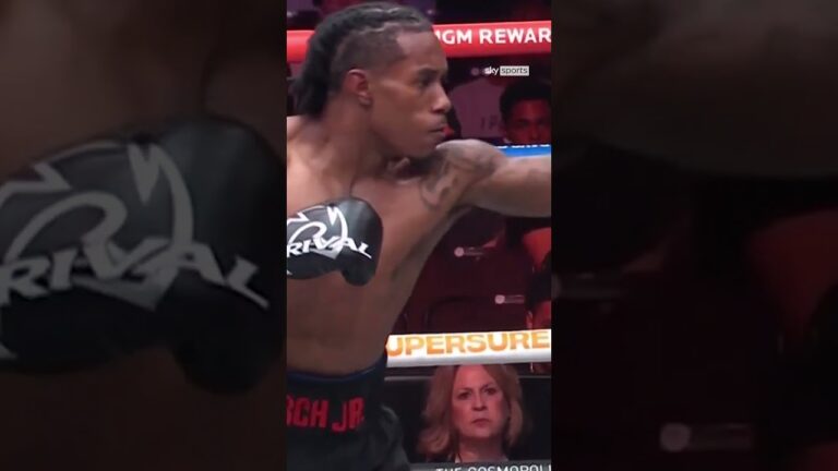 What a right hand from Tony Hirsch Jr 🤯