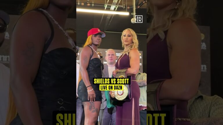 The first FACE-OFF between Claressa Shields & Kaye Scott ‼️