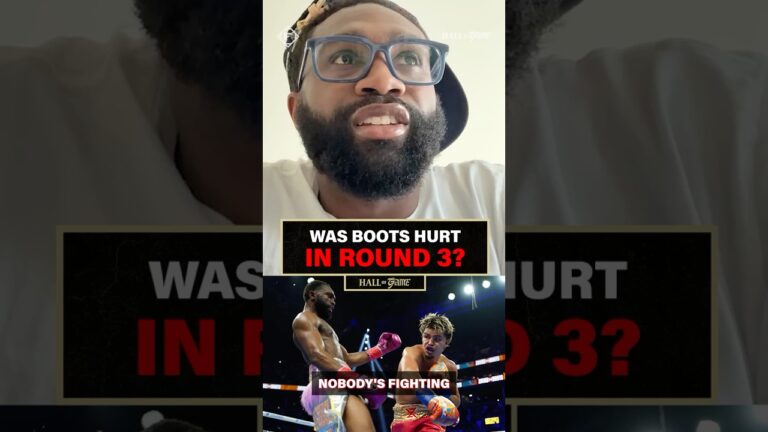 “Nobody’s fighting back when they hurt” 🤷 #BootsEnnis #ZayasBoots