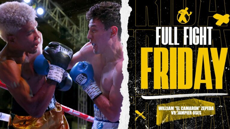 Full Fight | William Zepeda vs. Jampier Oses | “El Camarón” makes his Golden Boy television debut 🇲🇽