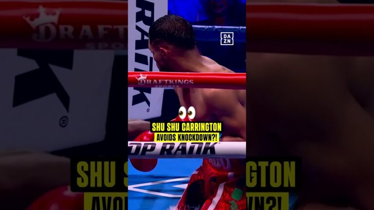 Did Shu Shu Carrington get away with a knockdown here?! 👀🍿