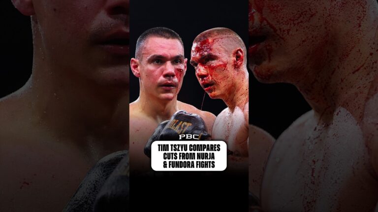 Tim Tszyu Compares Cuts from Nurja and Fundora Fights 🩸