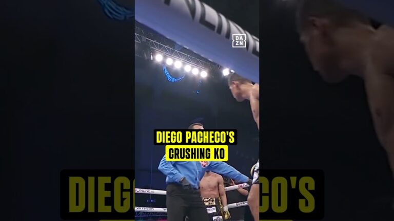 Diego Pacheco’s stunning stoppage win against Manuel Gallegos 💥