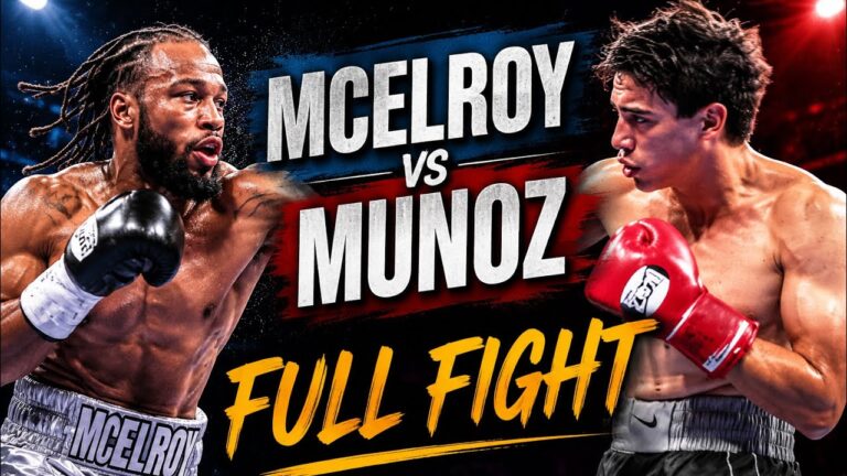 JAQUAN MCELROY VS DAMIAN MUNOZ FULL FIGHT