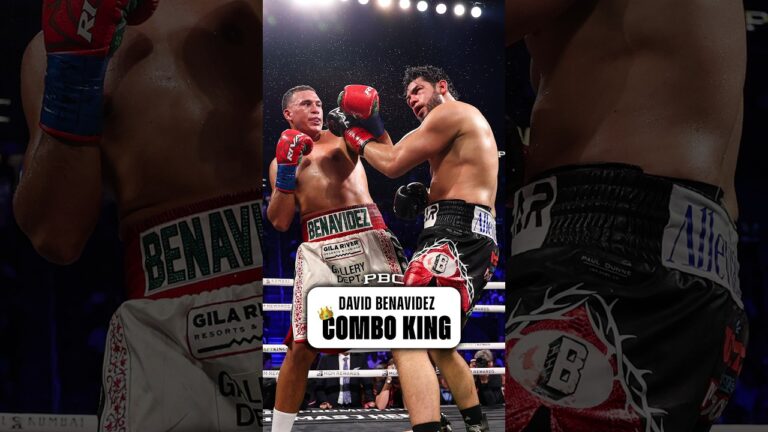 David Benavidez is the COMBO KING 👑