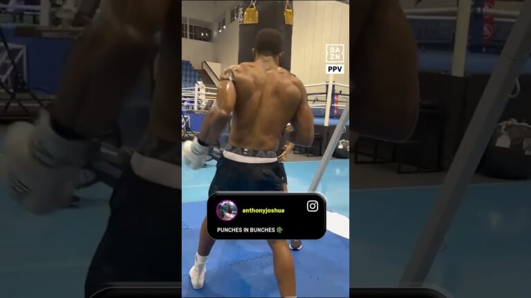 Anthony Joshua is bringing the smoke to Kristian Prenga 💨