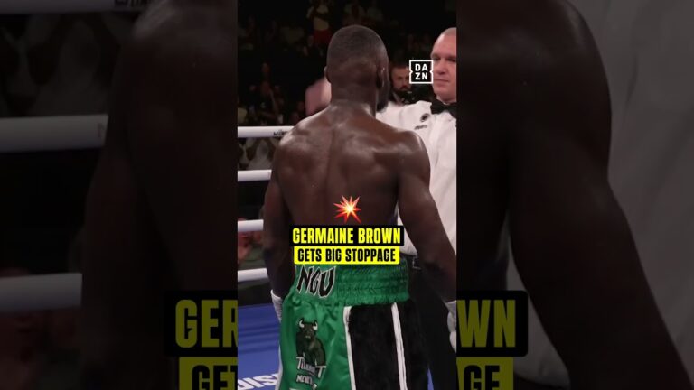 Germaine Brown PILES ON the pressure and gets impressive stoppage 👏