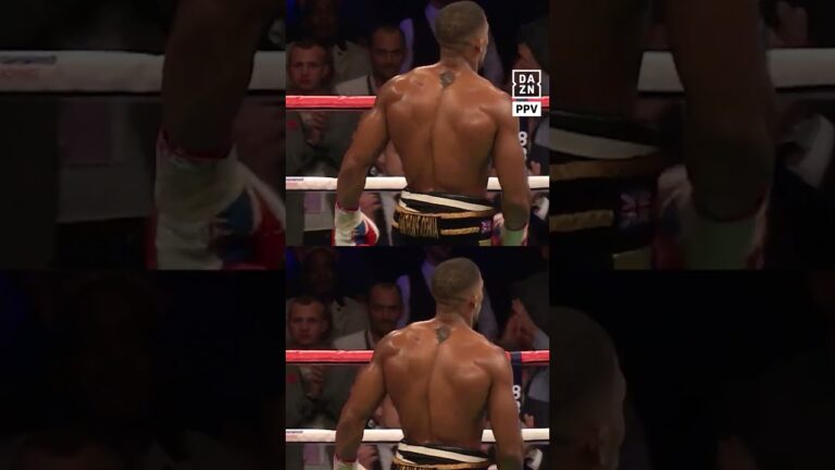 Anthony Joshua lands the most beautiful 1-2 on Paul Butlin 😮‍💨