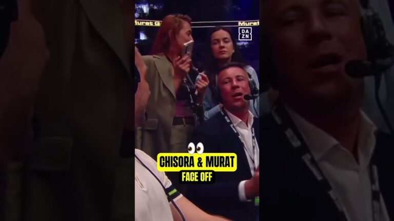 Derek Chisora CONFRONTED Murat Gassiev & had an in-ring face-off with the WBA heavyweight champion