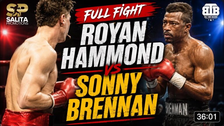 ROYAN HAMMOND VS SONNY BRENNAN FULL FIGHT