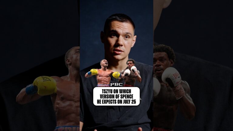Tszyu Reveals Which Version of Spence He Expects on July 25th