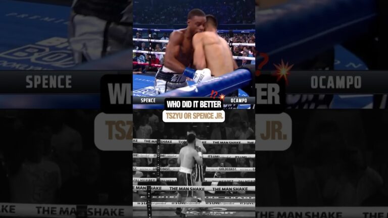 Who finished Carlos Ocampo better: Tszyu or Spence Jr.? 🔥