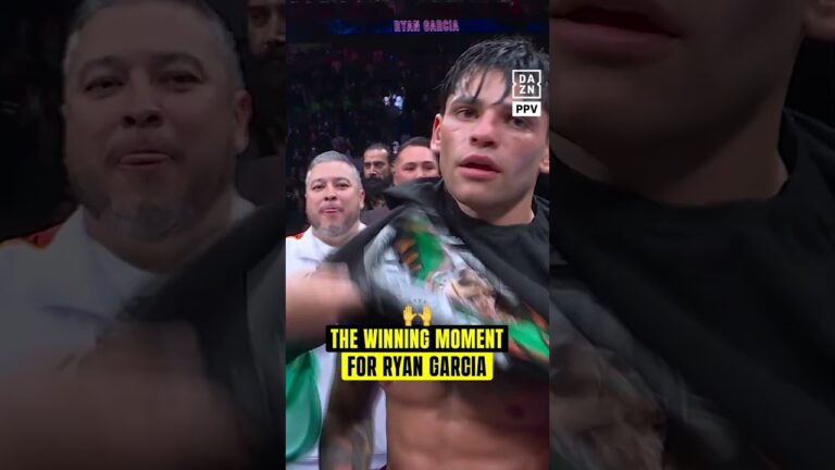 The moment Ryan Garcia was crowned WBC World Champion for the first time! 🤩